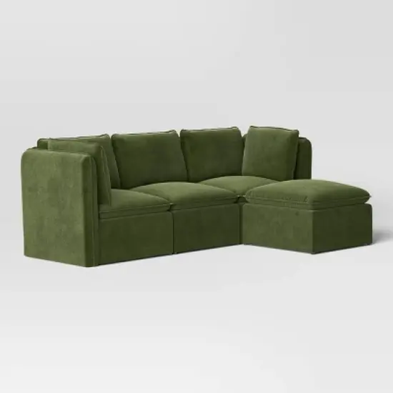 4pc Haven French Seam Modular Sectional - Threshold&trade; image {4}
