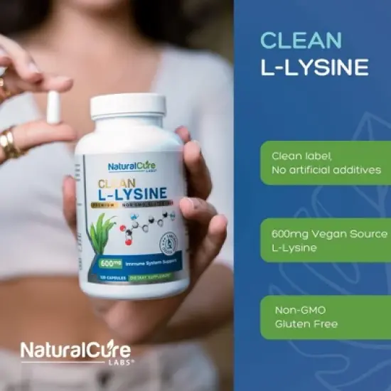 Clean L-Lysine 600mg image {4}