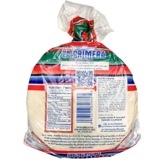 La Primera Tortilla Authentic Flour Tortillas - 10ct / 22.5oz image {1}