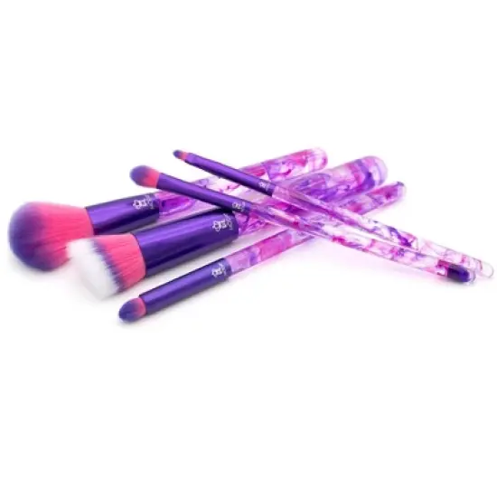 MODA Brush Smoke Show Full Face 5pc Makeup Brush Set, Includes Powder, Shader, and Smoky Eye Makeup Brushes image {3}