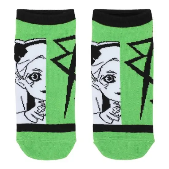 Cyberpunk Edgerunners Character Illustrations Adult 5-Pair Casual Crew Socks image {2}