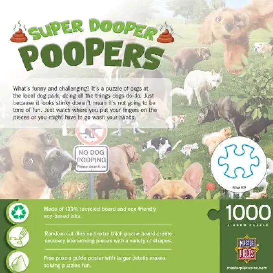 MasterPieces 1000 Piece Jigsaw Puzzle - Super Dooper Pooper - 19.25"x26.75" image {3}