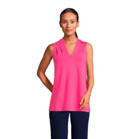 Lands' End Women's Light Weight V-Neck Tank image {4}