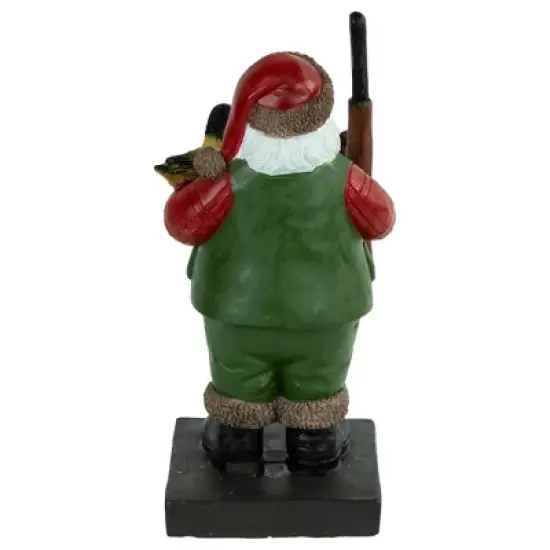 Northlight 8.5" Hunter Santa with Duck Christmas Stocking Holder image {3}