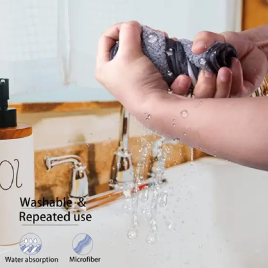 Sink Faucet Absorbent Mat,Ternal Sinkmat,Quick Dry Mat,Absorbent Microfiber Fabric image {2}