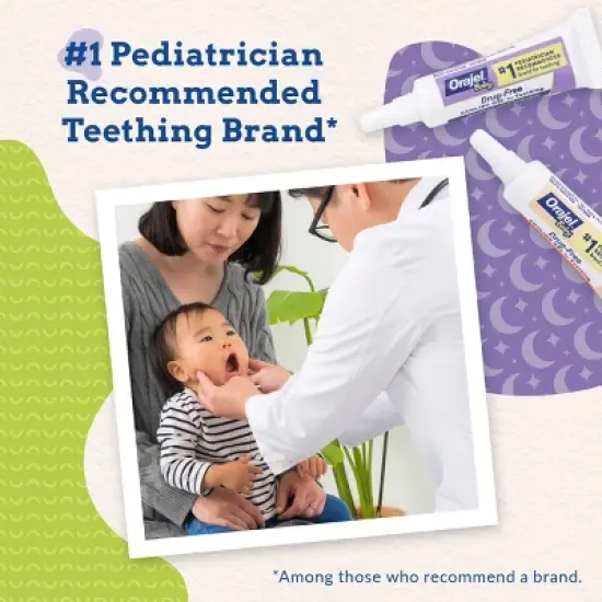 Orajel Baby Daytime & Nighttime Cooling Gels for Teething - 0.36oz image {3}