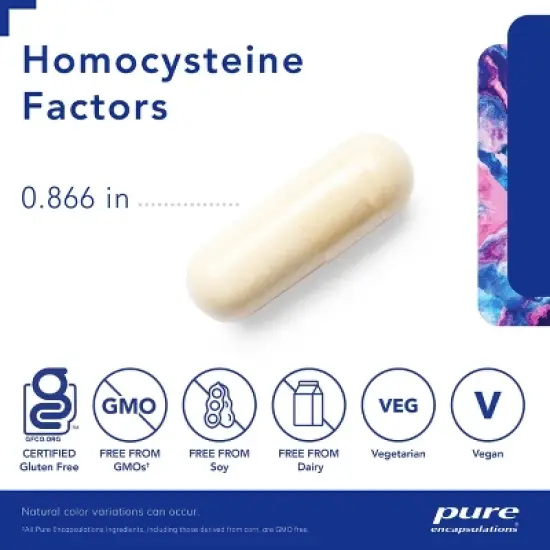 Pure Encapsulations Homocysteine Factors - Supplement to Support Normal Homocysteine Levels and Cardiovascular Health* image {2}