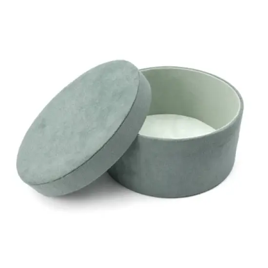 Large Velvet Storage Box Teal - Bullseye's Playground&trade; image {2}