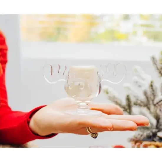 Silver Buffalo National Lampoon's Christmas Vacation Marty Moose 4-Piece Acrylic Shot Glass Set image {6}