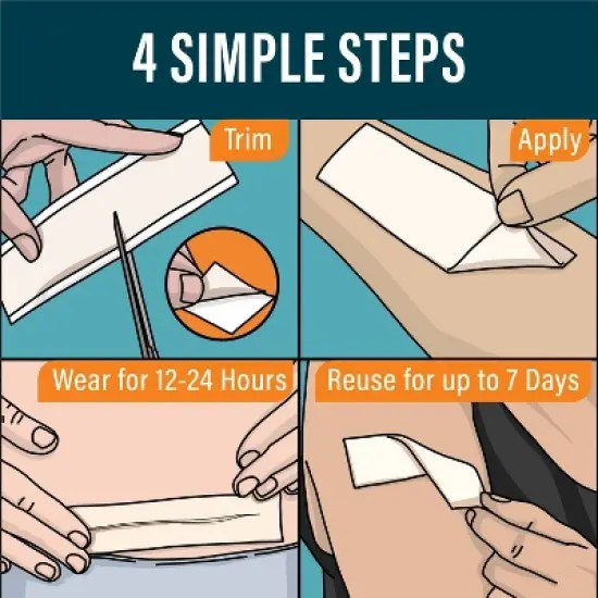 Nuvadermis Silicone Scar Tape for Kids' - Dino Pattern - 60" Roll image {5}