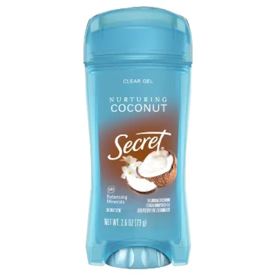 Secret Fresh Clear Gel Antiperspirant & Deodorant - Coconut Scent - 2.6oz image {8}