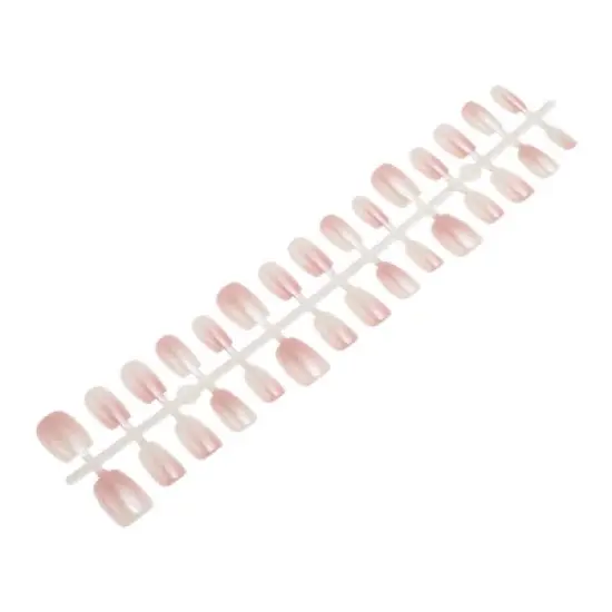 Unique Bargains Women's Full Coverage Fake Nails XS Light Pink 1 Pc image {5}