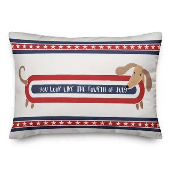 Creative Products Like the Fourth of July 20 x 14 Indoor / Outdoor Pillow image {3}