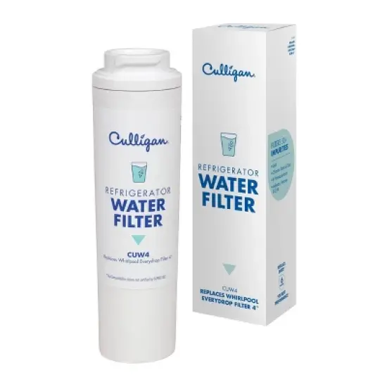 Culligan CUW4 Replacement Whirlpool (EDR4RXD1/WHR4RXD1/KAD4RXD1) Refrigerator Water Filter 4: Filters Odors, Lead, Chlorine image {10}