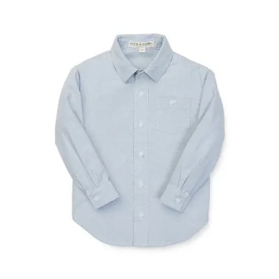 Hope & Henry Boys' Classic Oxford Button Down Shirt, Toddler image {5}