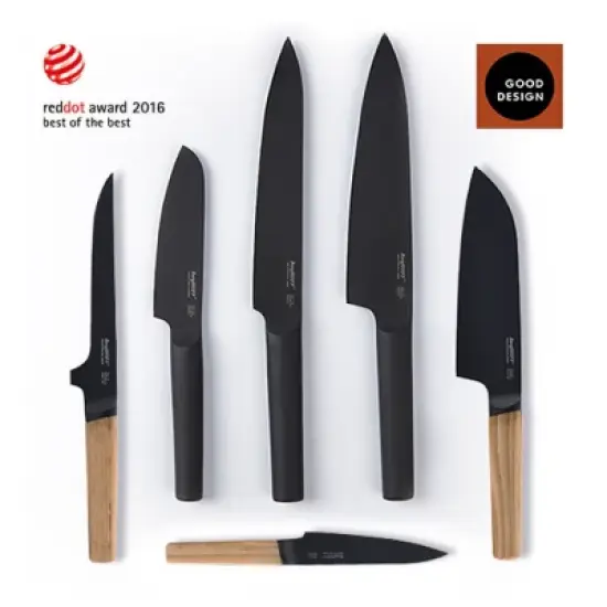BergHOFF Ron 3.25" Stainless Steel Paring Knife Black image {5}
