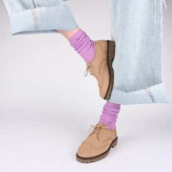 Journee Collection Women's Tru Comfort Foam&trade; Claudiya Oxford Flats image {7}