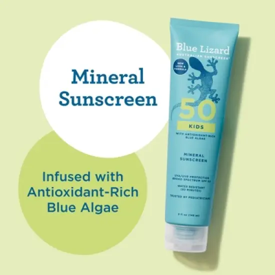 Blue Lizard Kids' Mineral-Based Sunscreen Lotion - SPF 50 - 5 fl oz image {4}