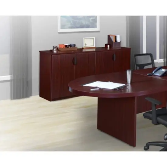 72" Legacy Office Storage Cabinet Buffet Mahogany - Regency image {1}