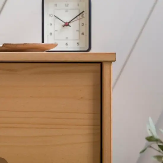 Mid-Century Modern Wood Nightstand - Saracina Home image {10}