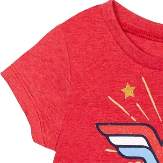 DC Comics Justice League Wonder Woman Graphic T-Shirt & Shorts Wonder Woman image {6}