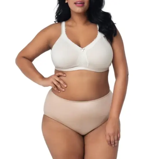Curvy Couture  Women's Cotton Luxe Unlined Wireless Bra image {5}