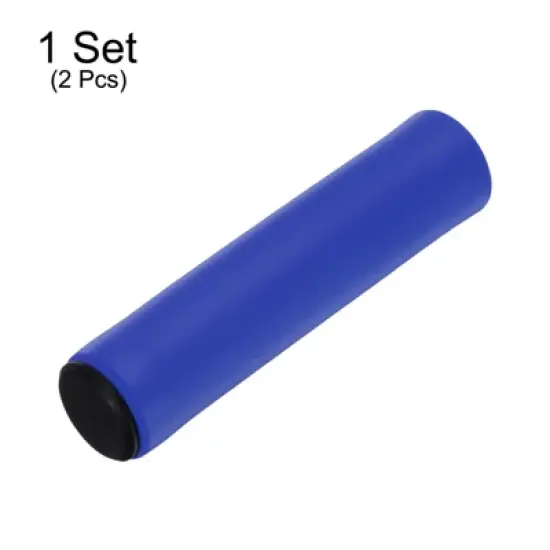 Unique Bargains Silicone Foam Non-Slip Shock Absorption Handlebar Grip 1 Pair 0.6" image {2}
