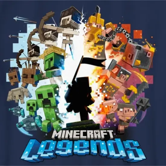 Boy's Minecraft Legends Heroes and Villains T-Shirt image {1}