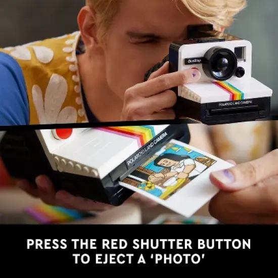 LEGO Ideas Polaroid OneStep SX-70 Camera Model 21345 image {4}