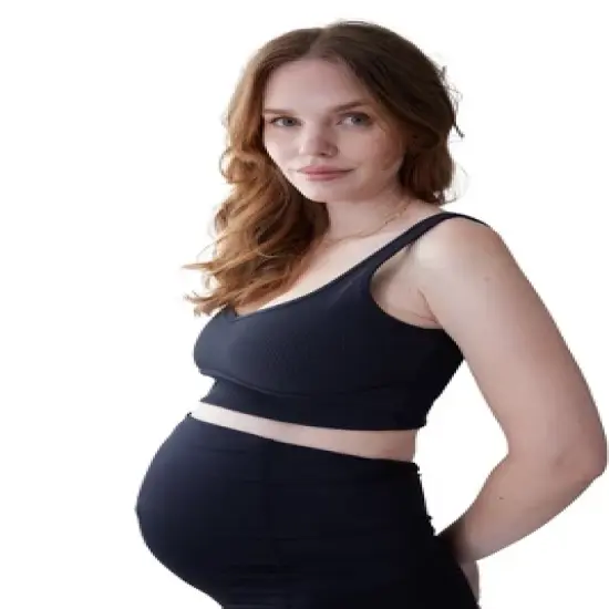 Ingrid & Isabel Maternity Ribbed Bra Top Brami image {4}