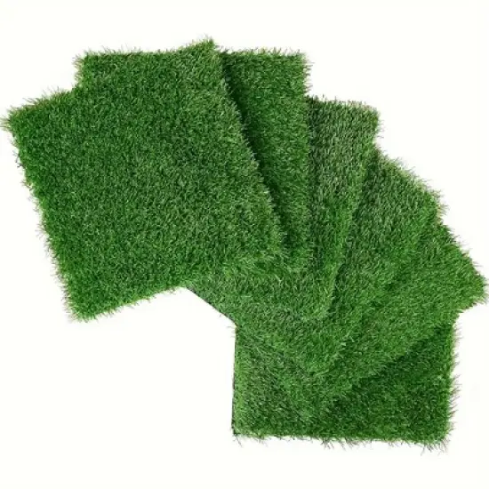 Artificial Lawn 36pcs Interlocking Artificial Grass Tiles For Patio, Balcony, Backyard, Artificial Turf Floor image {4}