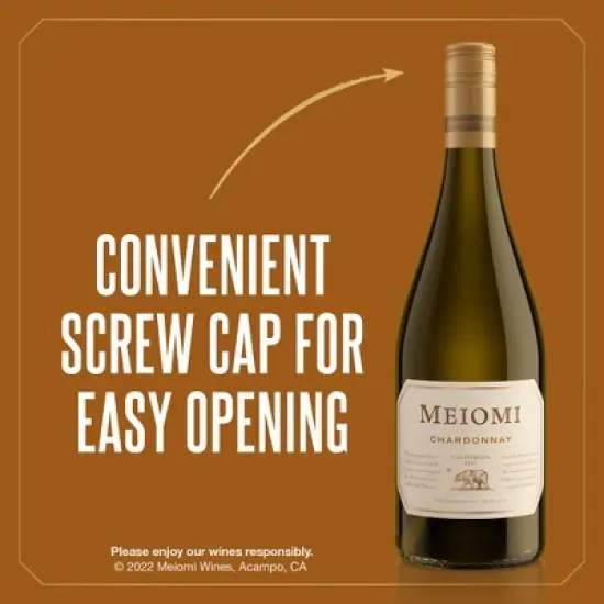 Meiomi Chardonnay White Wine - 750ml Bottle image {1}