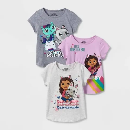 Toddler Girls' Short Sleeve Gabby's Dollhouse T-Shirt image {3}