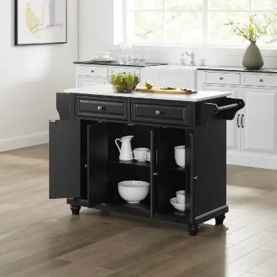 Cambridge Granite Top Full Size Kitchen Island/Cart - Crosley image {2}