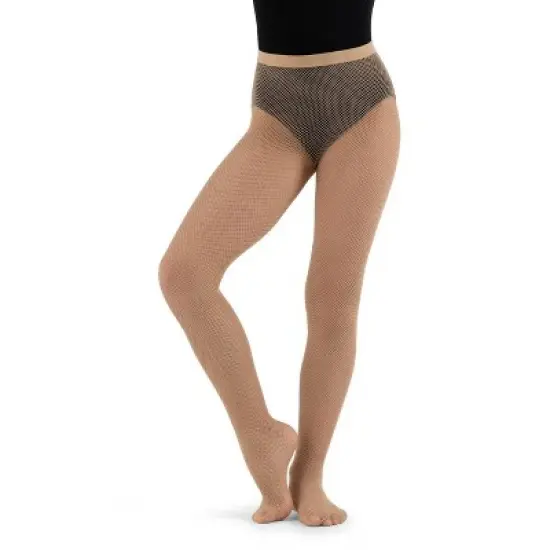 Capezio Women's Studio Basics Fishnet Seamless Tight - Girls image {3}