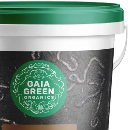 GAIA GREEN 2 Liters All-Purpose Worm Castings Powder for Improved Soil Quality, Recommended for Household Plants, Urban Gardens, Lawns & Greenhouses image {2}