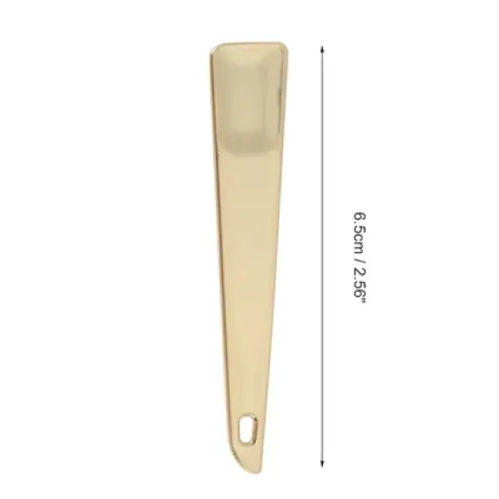 Unique Bargains Hangable Trapezoid Shape Mini Makeup Cosmetic Spoon 2 Pcs image {3}