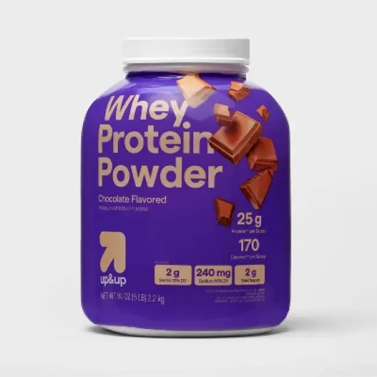 Whey Protein Powder - Chocolate - up&up&trade; image {7}