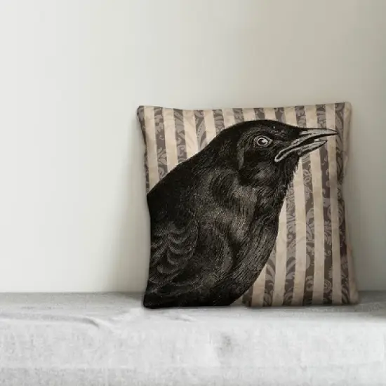 Creative Products Spooky Crow 16x16 Indoor / Outdoor Pillow image {2}