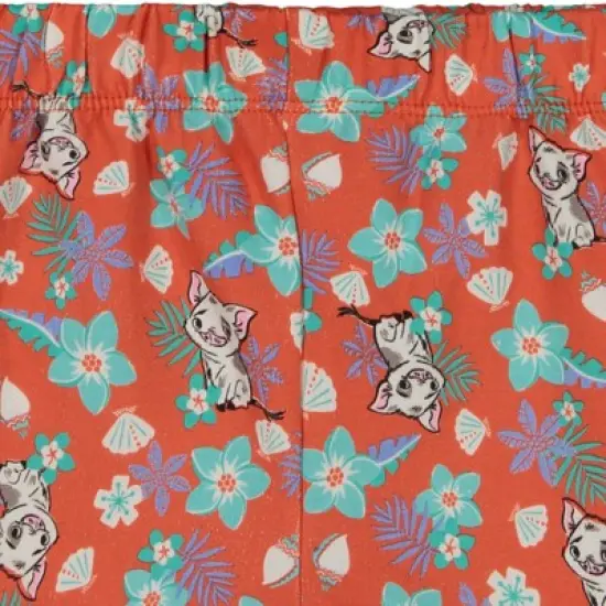 Disney Moana Princess Frozen Ariel Minnie Mouse Baby Girls Tank Top and French Terry Shorts Infant to Little Kid image {8}