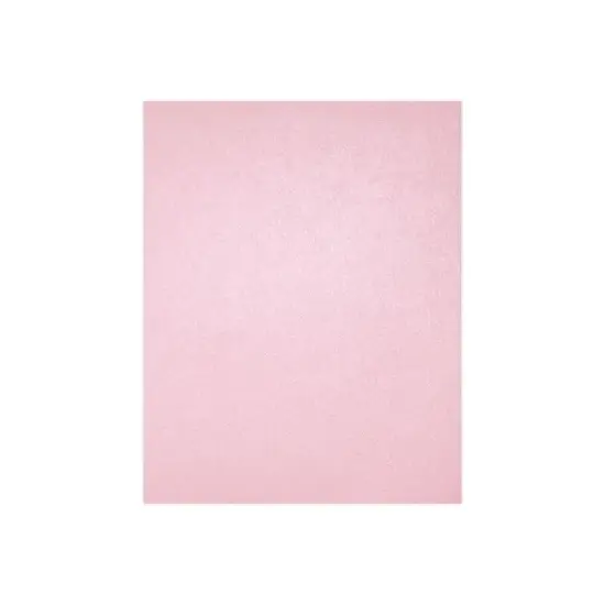Lux Paper 8.5 x 11 inch 80 lbs. Rose Quartz Pink Metallic 500/Pack 81211-P-75-500 image {1}