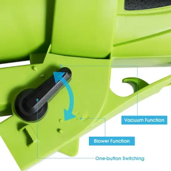 Costway 7.5 Amp 3-in-1 Electric Leaf Blower Leaf Vacuum Mulcher image {4}