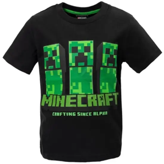 Minecraft Mobs Skeleton Enderman 3 Pack T-Shirts Little Kid to Big Kid image {5}
