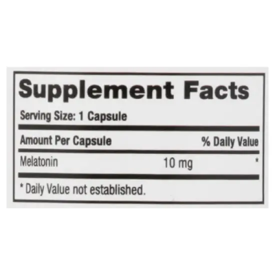 Leader Capsules 100 mg Melatonin 120 ea image {7}