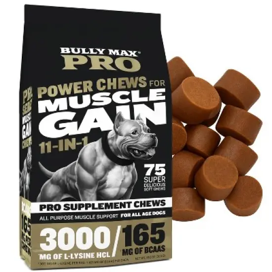 Bully Max Pro Series Power Chews for Muscle Gain image {10}