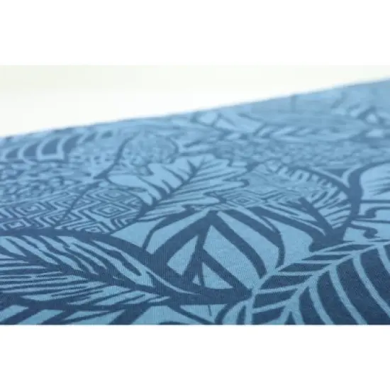 Outdoor/Indoor Wicker Loveseat Cushion Blue - Pillow Perfect image {2}