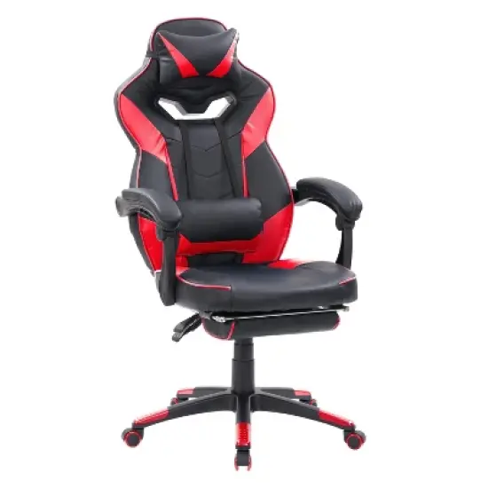 Doom Gaming Chair Black and Red - CorLiving image {2}