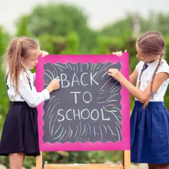 Unique Bargains Flexible Curved Bulletin Board Border Decoration Card Stock image {4}