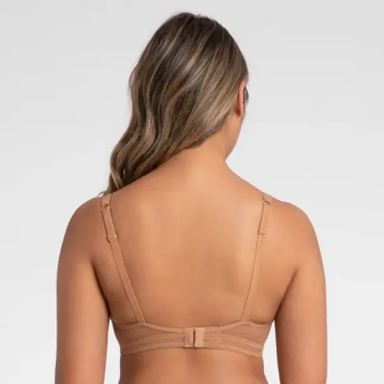 All.You.LIVELY Women's Leopard Print Mesh Trim Bralette - Camel image {2}