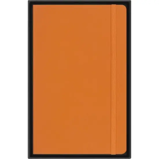 Moleskine Vegea Carpri Large Ruled Soft Notebook Orange Box: Lined Journal, 5x8.25", 176 Pages, Sewn Binding image {6}